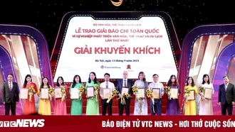 Báo điện tử VTC News đoạt giải Báo chí toàn quốc Vì sự nghiệp phát triển VHTT&DL