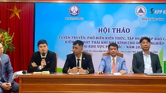 Hỗ trợ các doanh nghiệp lập báo cáo kiểm kê phát thải khí nhà kính