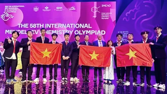 10/10 học sinh Việt Nam đoạt giải tại Olympic Hóa học quốc tế Mendeleev