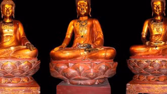 Công nhận bộ tượng Tam thế Phật chùa Côn Sơn là "bảo vật quốc gia"