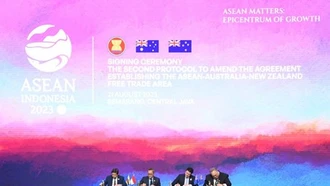 ASEAN thúc đẩy hợp tác kinh tế với Australia và New Zealand