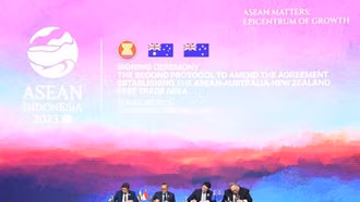 ASEAN thúc đẩy hợp tác kinh tế với Australia và New Zealand