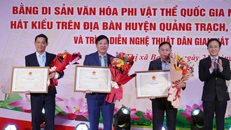 Hát Kiều được công nhận Di sản Văn hóa phi vật thể quốc gia