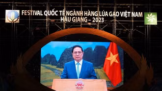 Đặc sắc lễ khai mạc festival quốc tế về lúa gạo tại Hậu Giang