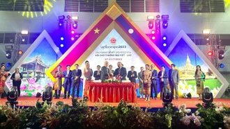 250 gian hàng giới thiệu sản phẩm tại Hội chợ Thương mại Việt - Lào 2023
