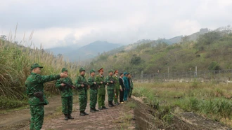 Xuân về với người chiến sỹ biên phòng