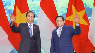 Thủ tướng Phạm Minh Chính vui mừng gặp lại Tổng thống Indonesia