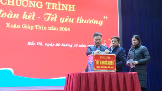 Bắc Hà: Phát động ủng hộ Tết vì người nghèo năm 2024