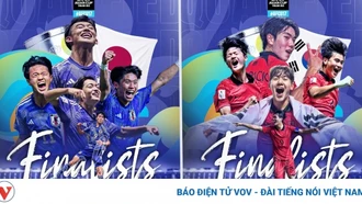 Xác định 2 đội bóng vào chung kết U17 châu Á 2023