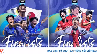 Xác định 2 đội bóng vào chung kết U17 châu Á 2023