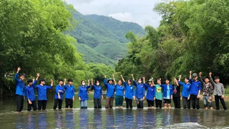 “Thanh niên Bảo Yên, vì sự trong lành của dòng suối bản em”