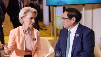 Thủ tướng Phạm Minh Chính gặp lãnh đạo các nước, tổ chức quốc tế nhân dịp dự COP28