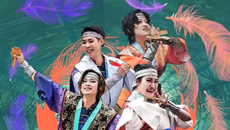 Nhóm múa Việt Nam trình diễn tại lễ hội Nhật Bản