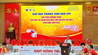 Tôn vinh người hiến máu tiêu biểu toàn quốc năm 2023