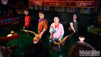 Ấn tượng múa rối nước Việt Nam tại Nga