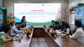 UBND tỉnh Lào Cai làm việc với một số bệnh viện đầu ngành tuyến Trung ương