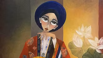 Độc đáo nữ họa sĩ vẽ "những nỗi buồn đẹp" bằng ngón tay