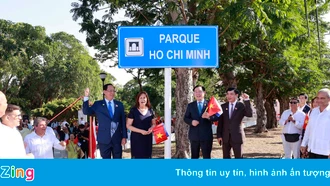 Cuba đổi tên công viên Hòa Bình thành công viên Hồ Chí Minh