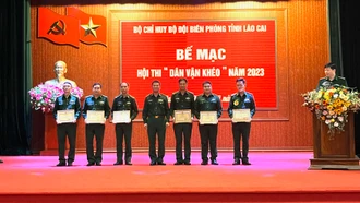 Bộ đội Biên phòng Lào Cai tổ chức thành công hội thi “Dân vận khéo” năm 2023