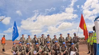 Đội Công binh số 2 Việt Nam đến Abyei, bắt đầu sứ mệnh gìn giữ hòa bình