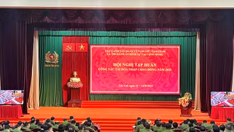 Hơn 100 đại biểu của 32 tỉnh, thành phố tập huấn công tác tái hòa nhập cộng đồng