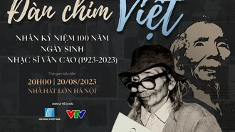 Tổ chức chương trình "Đàn chim Việt" - kỷ niệm 100 năm ngày sinh nhạc sĩ Văn Cao