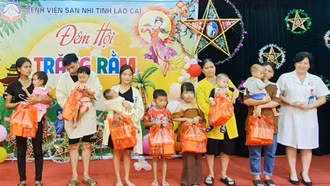 Trung thu yêu thương dành cho bệnh nhi