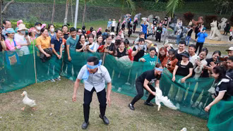 Hấp dẫn các trò chơi dân gian tại Lễ hội đền Thượng