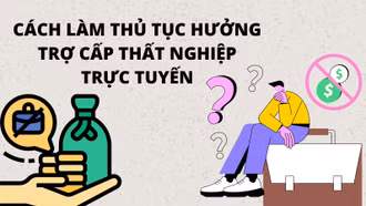 [Infographic] Cách làm thủ tục hưởng trợ cấp thất nghiệp trực tuyến