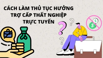 [Infographic] Cách làm thủ tục hưởng trợ cấp thất nghiệp trực tuyến