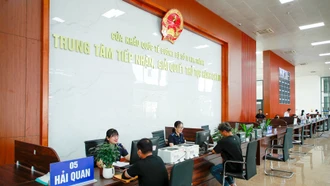 Trung tâm Tiếp nhận, giải quyết thủ tục hành chính tại Cửa khẩu Kim Thành được đưa vào sử dụng