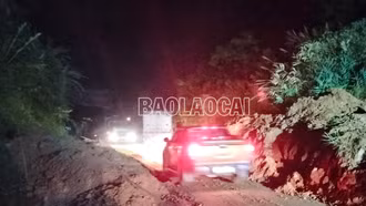 Thông xe tạm thời đường Quý Xa - Tằng Loỏng