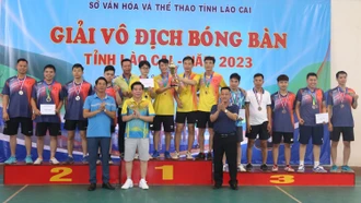 Bế mạc Giải vô địch bóng bàn tỉnh năm 2023