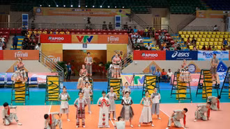 Tổng duyệt chương trình khai mạc Giải Bóng chuyền nữ quốc tế VTV Cup Ferroli 2023