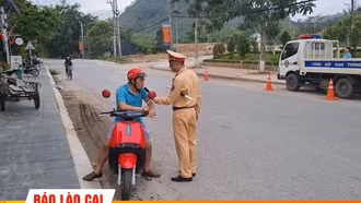 Bảo Yên: Xử phạt 1.045 trường hợp vi phạm trật tự, an toàn giao thông
