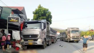 Bản Phiệt: Tai nạn giao thông nghiêm trọng khiến 2 người tử vong, 1 người bị thương