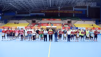 8 câu lạc bộ tham dự Giải Vô địch Futsal tỉnh Lào Cai mở rộng năm 2023
