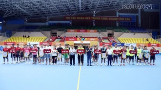 8 câu lạc bộ tham dự Giải Vô địch Futsal tỉnh Lào Cai mở rộng năm 2023