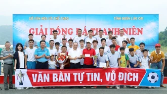Văn Bàn vô địch Giải bóng đá thanh niên tỉnh Lào Cai năm 2023