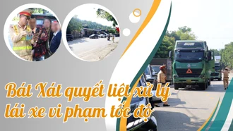 Bát Xát quyết liệt xử lý lái xe vi phạm tốc độ