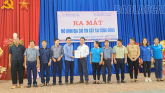 Xã Trung Lèng Hồ ra mắt mô hình địa chỉ tin cậy tại cộng đồng