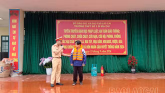 Si Ma Cai tuyên truyền pháp luật về phòng cháy, chữa cháy, cứu nạn, cứu hộ và an toàn giao thông