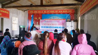 Huyện Bát Xát thành lập 36 tổ truyền thông cộng đồng thực hiện Dự án 8