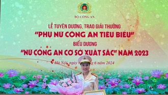 Lào Cai: Một nữ chiến sĩ công an được tuyên dương "Nữ công an cơ sở xuất sắc" toàn quốc năm 2023