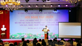 240 học viên được tập huấn nâng cao nhận thức và năng lực quản lý văn học, nghệ thuật trong tình hình mới