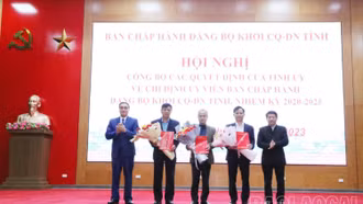 Kiện toàn nhân sự Ban Chấp hành Đảng bộ Khối Cơ quan – Doanh nghiệp tỉnh