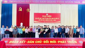 9/9 huyện, thị xã, thành phố hoàn thành đại hội mặt trận Tổ quốc Việt Nam cấp xã