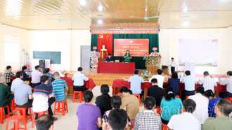 Đối thoại với Nhân dân thị trấn Phố Ràng về xây dựng đô thị văn minh