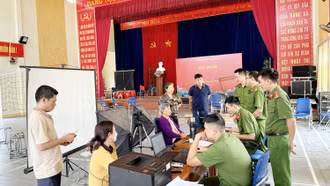 Công an toàn tỉnh thu nhận hơn 820 hồ sơ cấp căn cước công dân trong 2 ngày nghỉ lễ