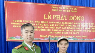 Thị xã Sa Pa: Lực lượng công an thu hồi gần 550 vũ khí thô sơ, công cụ hỗ trợ